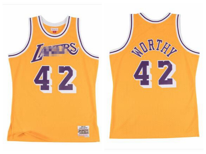 Vintage Los Angeles Lakers Mitchell Ness James Worthy 42 1984-85 Swingman Jersey, Black;red
Vintage Los Angeles Lakers Mitchell Ness James Worthy 42 1984-85 Swingman Jersey, Black;red