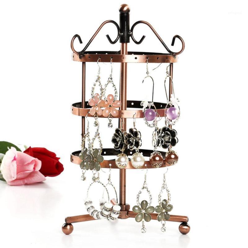 Jewelry Pouches, Bags 3 Tiers 72Holes Round Earrings Display Rack Metal Rotating Stand Holder Simple Style Necklace Shelf1
Jewelry Pouches, Bags 3 Tiers 72Holes Round Earrings Display Rack Metal Rotating Stand Holder Simple Style Necklace Shelf1