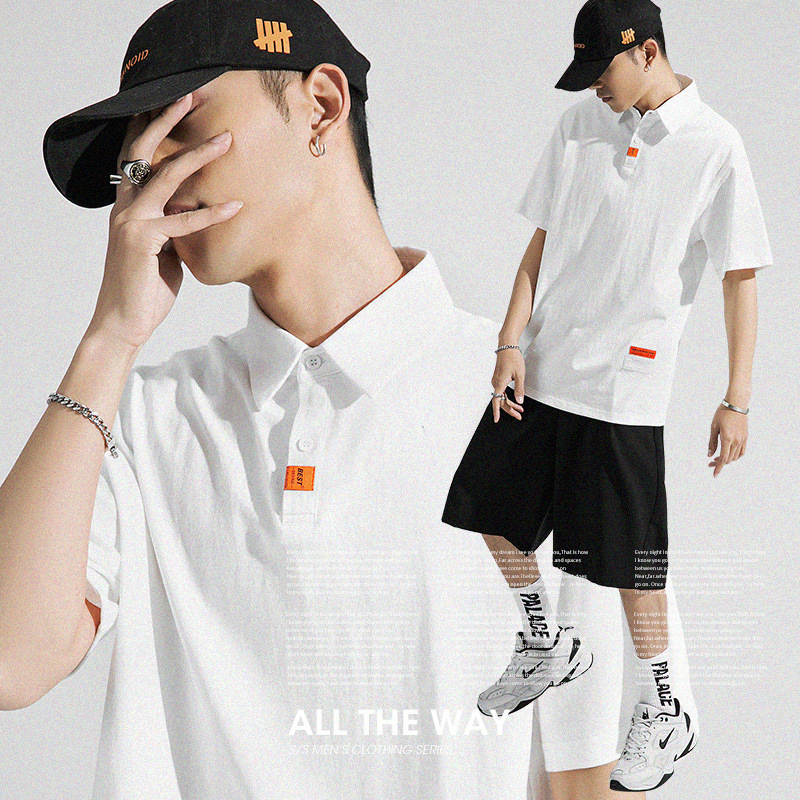 Men Polo Shirts 2020 Summer New Trend Mens Casual Loose Solid Polos Male Hip Hop Street Polo Shirt Short Sleeve Cotton Clothing, Efg1008 white
Men Polo Shirts 2020 Summer New Trend Mens Casual Loose Solid Polos Male Hip Hop Street Polo Shirt Short Sleeve Cotton Clothing, Efg1008 white