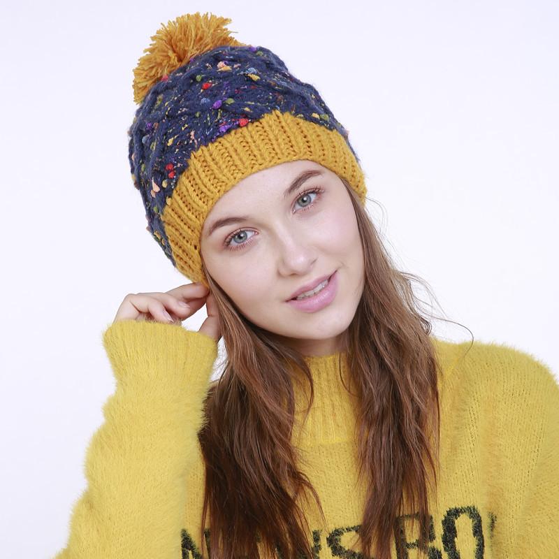 Beanie/Skull Caps Arrive Autumn Winter Women Hand-woven Cream Color Twist Design Rough Big Wool Ball Knitted Hats Thicken Warm Beanie Hat, Yellow
Beanie/Skull Caps Arrive Autumn Winter Women Hand-woven Cream Color Twist Design Rough Big Wool Ball Knitted Hats Thicken Warm Beanie Hat, Yellow