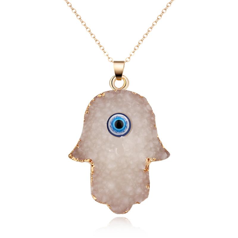 Dayoff Ethnic Female Pendant Necklace Women Resin Handmade Chains Necklaces Hamas Hand Clavicel Collar Chain N738
Dayoff Ethnic Female Pendant Necklace Women Resin Handmade Chains Necklaces Hamas Hand Clavicel Collar Chain N738