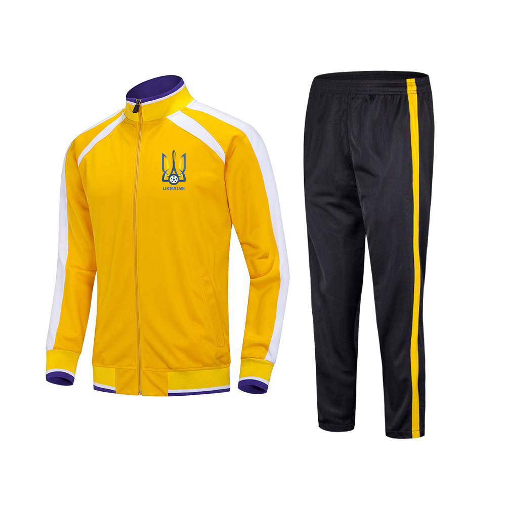 20/21 Ukraine Football Club Tracksuit Men Training Uniforms Kids Thai Quality Club Set With Logo Adult sportswear, Gray
20/21 Ukraine Football Club Tracksuit Men Training Uniforms Kids Thai Quality Club Set With Logo Adult sportswear, Gray