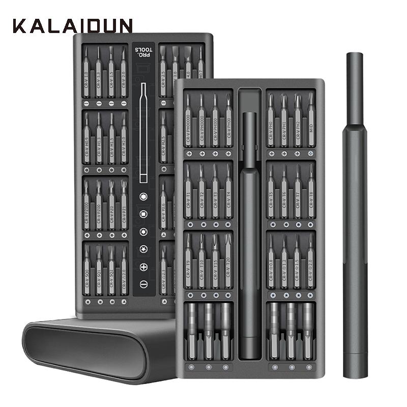 KALAIDUN Precision Screwdriver Set Screw Driver 63 In 1 Torx Bit Set Magnetic Bits Holder Handle Phone Repair Kit Hand Tools
KALAIDUN Precision Screwdriver Set Screw Driver 63 In 1 Torx Bit Set Magnetic Bits Holder Handle Phone Repair Kit Hand Tools