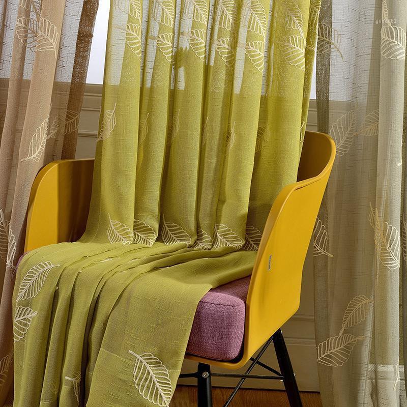 Embroidery Window Embroidery Yarn Decoration Idyllic Wind American Country Leaves Curtains for Living Room and Bedroom1, Grey curtain
Embroidery Window Embroidery Yarn Decoration Idyllic Wind American Country Leaves Curtains for Living Room and Bedroom1, Grey curtain