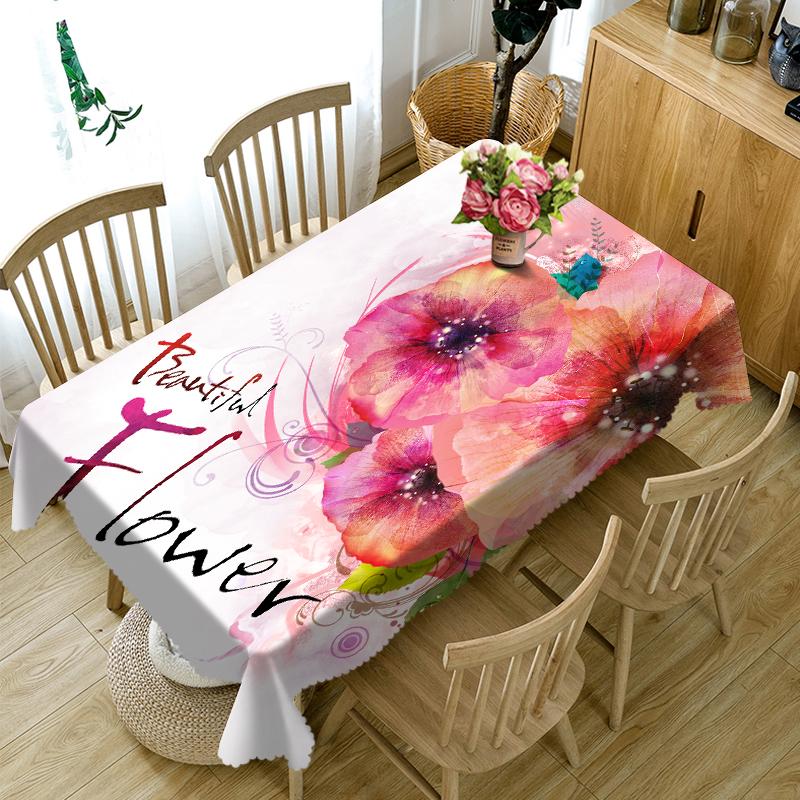 Senisaihon Rectangular 3D Table cloth Beautiful Pink Flowers Pattern Dustproof Table cloth Christmas Party Cover Textiles, Color 1
Senisaihon Rectangular 3D Table cloth Beautiful Pink Flowers Pattern Dustproof Table cloth Christmas Party Cover Textiles, Color 1
