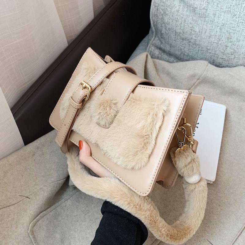 North bag autumn and winter plush small bag women's 2021 new fashion net red one-shoulder ins under the sloping, Black
North bag autumn and winter plush small bag women's 2021 new fashion net red one-shoulder ins under the sloping, Black