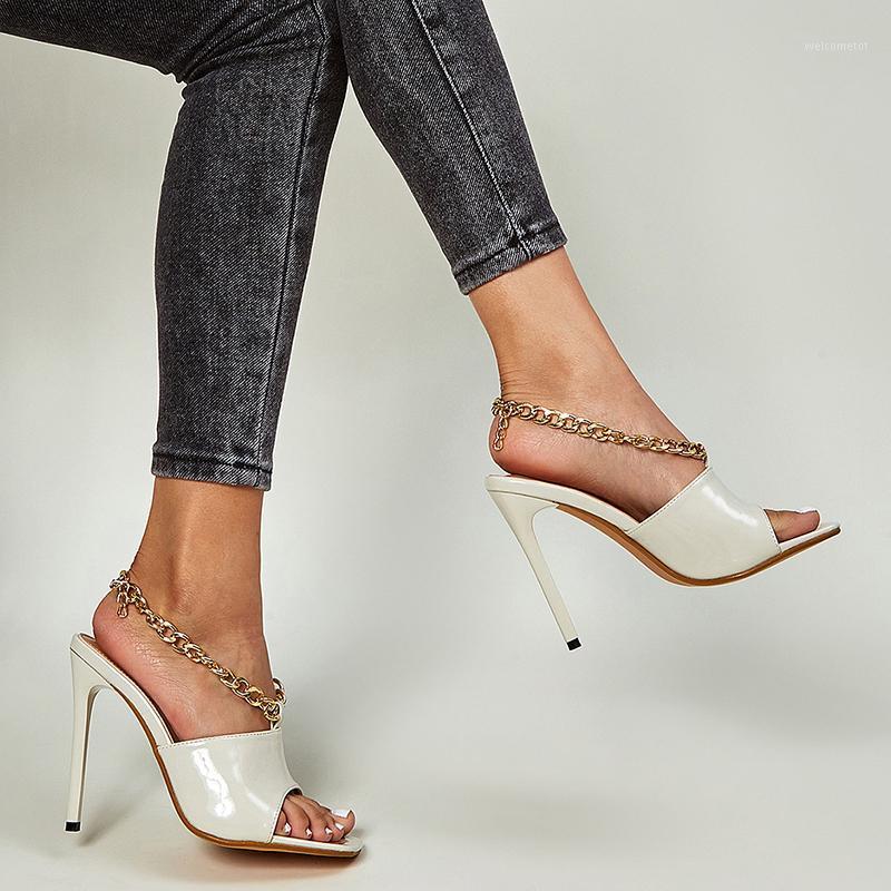 Women Slingback Sandals Peep Toe 2021 Women's High Heels Shoes White Black Chains Female Big Size Fashion Footwear Woman Heels1, Beige
Women Slingback Sandals Peep Toe 2021 Women's High Heels Shoes White Black Chains Female Big Size Fashion Footwear Woman Heels1, Beige