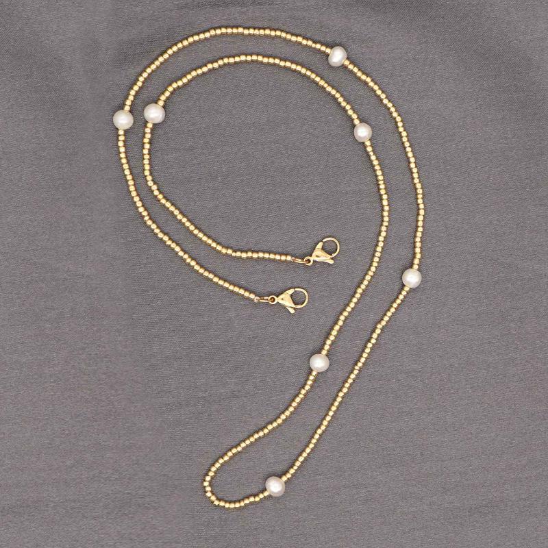 Go2boho Chain For Mask Lanyard Women Jewelry Natural Pearl Sunglasses Straps Necklace 2020 Trendy Female Golden Bead Necklaces, Golden;silver
Go2boho Chain For Mask Lanyard Women Jewelry Natural Pearl Sunglasses Straps Necklace 2020 Trendy Female Golden Bead Necklaces, Golden;silver