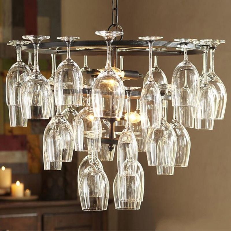 New Modern Hot 28pcs Glass Wine Cup Chandeliers ceiling lamp For Home Bar Dinning Room Fixture
New Modern Hot 28pcs Glass Wine Cup Chandeliers ceiling lamp For Home Bar Dinning Room Fixture