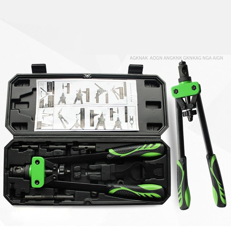 Manual Pulling Riveter Hand Threaded Blind Rivnut Tool Cordless Riveting Machine G8TB
Manual Pulling Riveter Hand Threaded Blind Rivnut Tool Cordless Riveting Machine G8TB