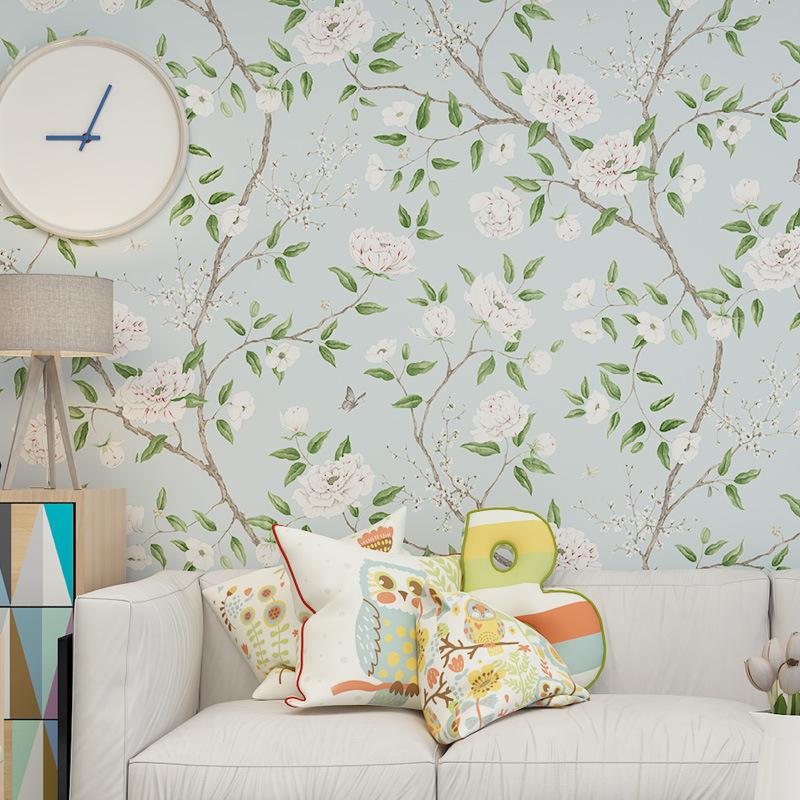 American style non woven fabric retro self adhesive wallpaper 3D garden flower bedroom living room wallpaper Roll W85, 0403
American style non woven fabric retro self adhesive wallpaper 3D garden flower bedroom living room wallpaper Roll W85, 0403