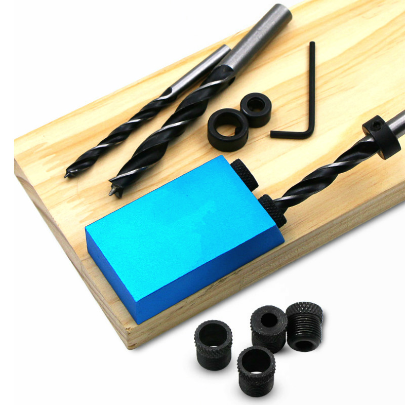 15 Degree Oblique Hole Locator Drill Bit Woodworking Pocket Hole Jig Kit Angle Drill Guide Set Puncher Carpentry Toos
15 Degree Oblique Hole Locator Drill Bit Woodworking Pocket Hole Jig Kit Angle Drill Guide Set Puncher Carpentry Toos
