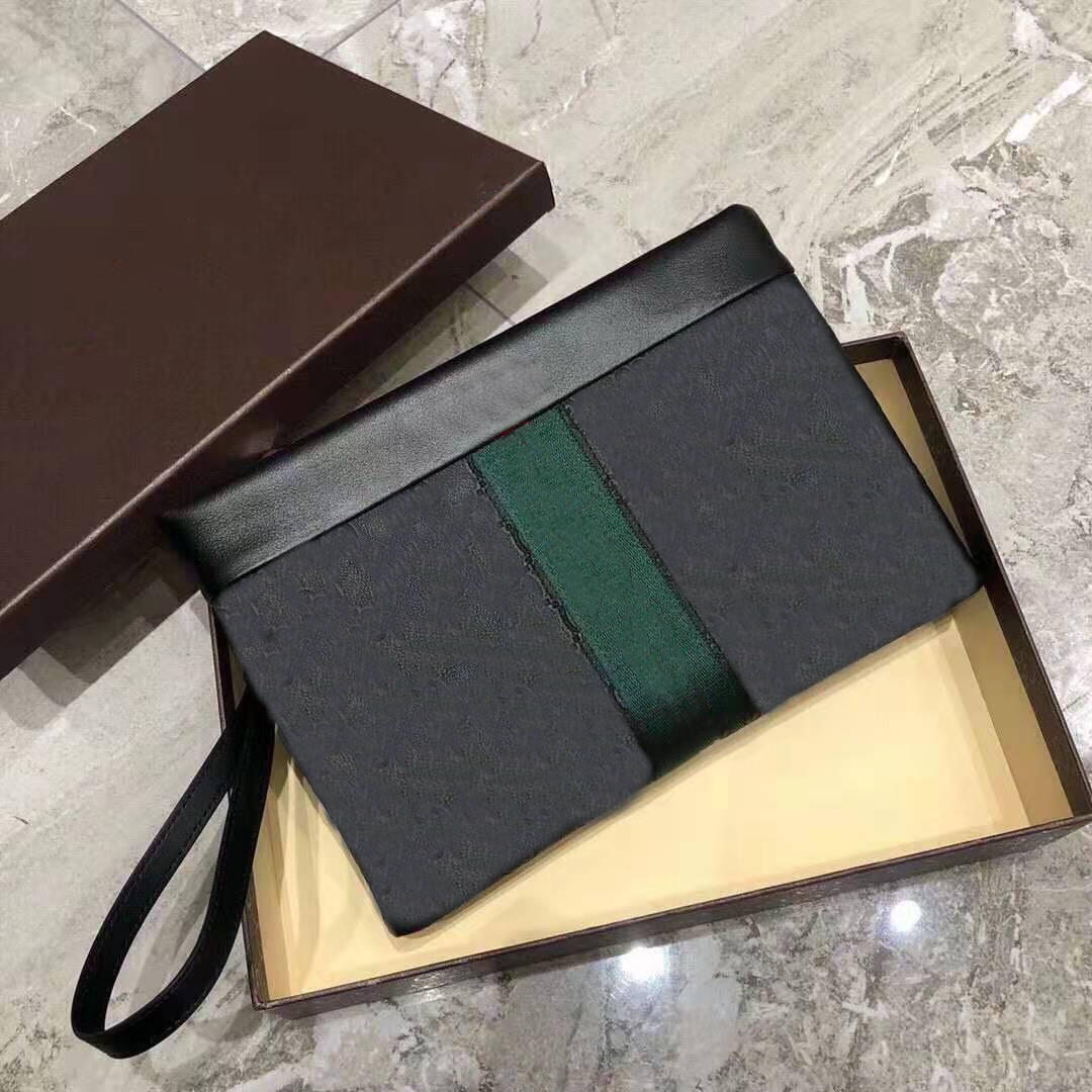 2021 New Men's Handbag Long Leather Handbag Men's Zipper Large Capacity Wallet Unisex Women Men Clutch Bags Handbags, Black squares
2021 New Men's Handbag Long Leather Handbag Men's Zipper Large Capacity Wallet Unisex Women Men Clutch Bags Handbags, Black squares