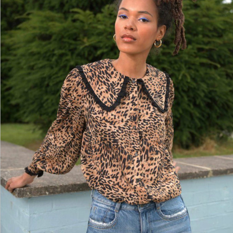 2021 New Women Spring Autumn Peter Pan Collar Printed Pullover Top Lace Patchwork Office Lady Fashion Tops Outerwear 7q5q
2021 New Women Spring Autumn Peter Pan Collar Printed Pullover Top Lace Patchwork Office Lady Fashion Tops Outerwear 7q5q