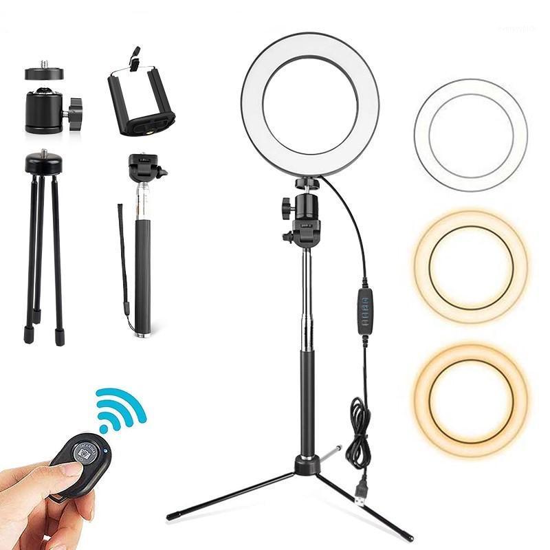 RL-6 Ring Light 6inch Video Lamp Selfie Ringlight Studio Light with Tripod Phone Holder Portable for Youtube Makeup Shoot Video1
RL-6 Ring Light 6inch Video Lamp Selfie Ringlight Studio Light with Tripod Phone Holder Portable for Youtube Makeup Shoot Video1