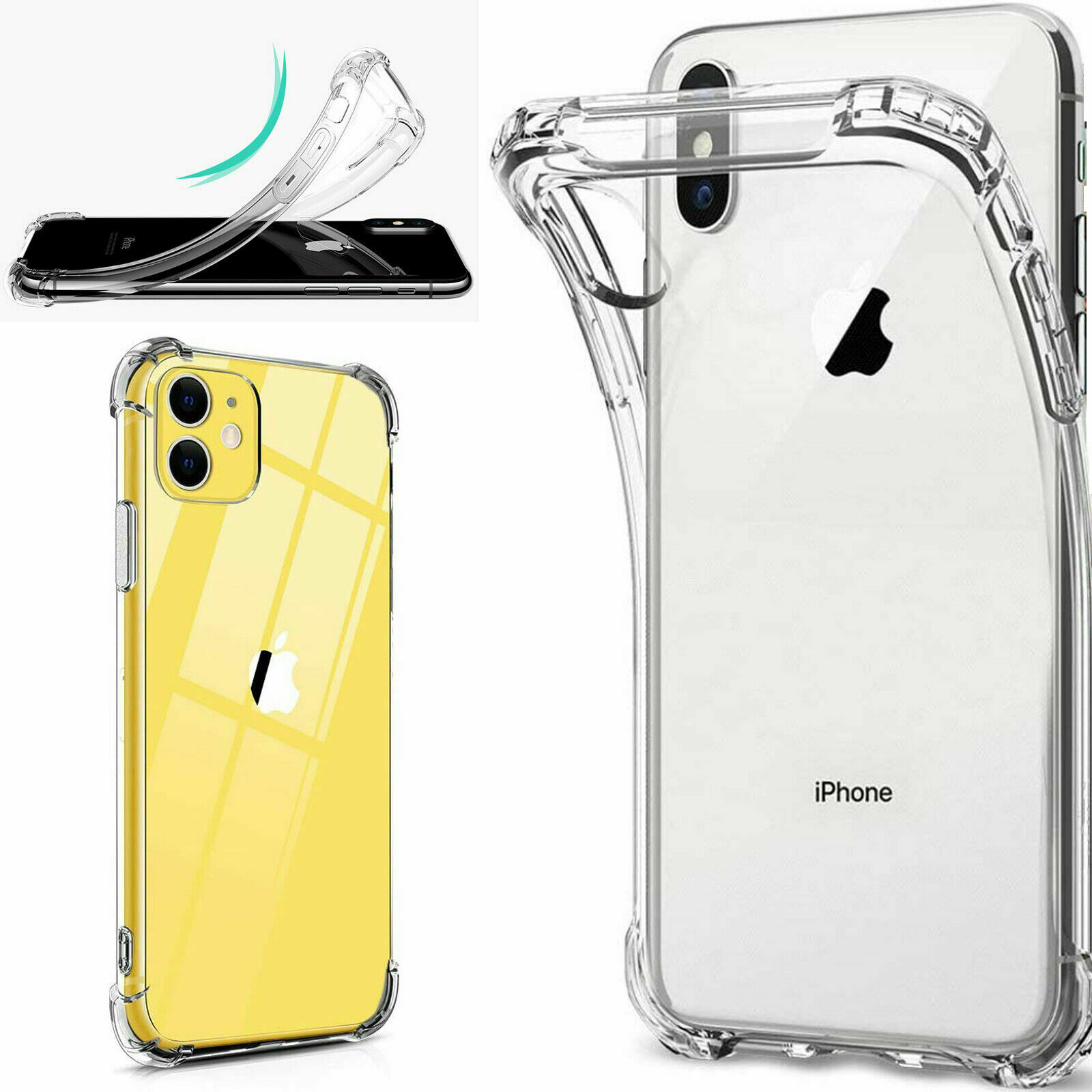 Clear Cases For iPhone 12/mini/Pro Max 11 XR XS SE Soft TPU Back Cover Gel Shockproof Silicone
Clear Cases For iPhone 12/mini/Pro Max 11 XR XS SE Soft TPU Back Cover Gel Shockproof Silicone