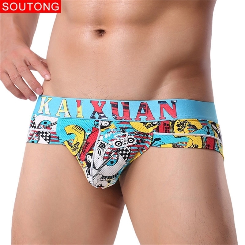 Soutong Men Briefs 3Pcs/lot Sexy Underwear Men Mesh Print Nylon Soft Breathable Calzoncillos Male Underpants Sexy Briefs Men 201112, Group10 
Soutong Men Briefs 3Pcs/lot Sexy Underwear Men Mesh Print Nylon Soft Breathable Calzoncillos Male Underpants Sexy Briefs Men 201112, Group10