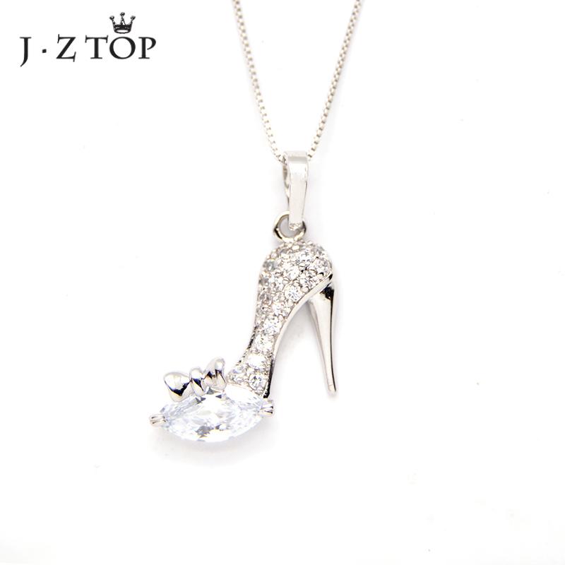 JZTOP Fashion Bow High Heels Shoes Pendant Necklace For Women Zircon Crystal Choker Necklaces Silver Color Wedding Jewelry Gift
JZTOP Fashion Bow High Heels Shoes Pendant Necklace For Women Zircon Crystal Choker Necklaces Silver Color Wedding Jewelry Gift