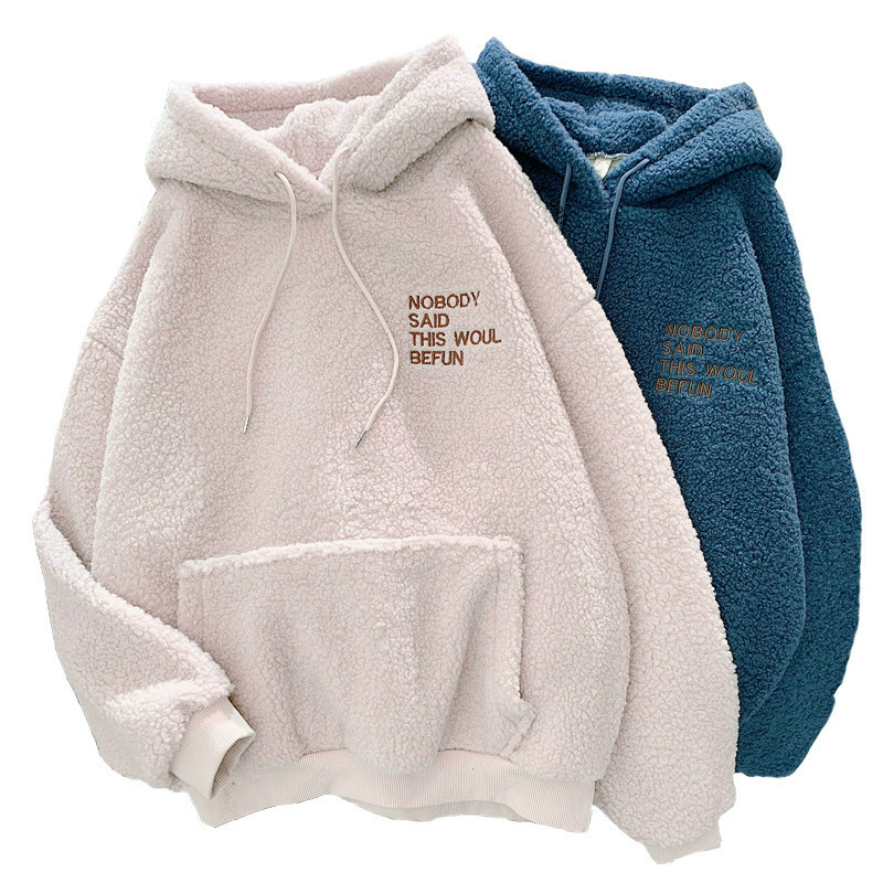 Februaryfrost Winter Fashion Warm Hooded Women's Sweatshirt Letter Embroidery Printing Harajuku Casual Loose Long Sleeve Coat Sportswear
Februaryfrost Winter Fashion Warm Hooded Women's Sweatshirt Letter Embroidery Printing Harajuku Casual Loose Long Sleeve Coat Sportswear