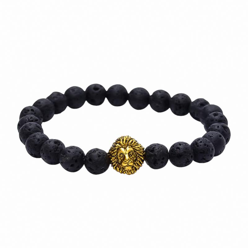 Classic Black Men Charms Bracelets Stones Bead Bracelet Handmade Pulseras Lion Charm Bracelets Jewelry Gift BR140
Classic Black Men Charms Bracelets Stones Bead Bracelet Handmade Pulseras Lion Charm Bracelets Jewelry Gift BR140