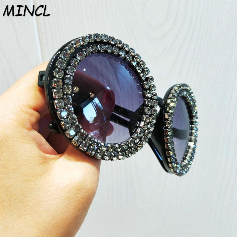 Sunglasses Women Diamond Color Female Handmade Exaggerated Oversized Fashion Round Sun Glasses Shades FML
Sunglasses Women Diamond Color Female Handmade Exaggerated Oversized Fashion Round Sun Glasses Shades FML