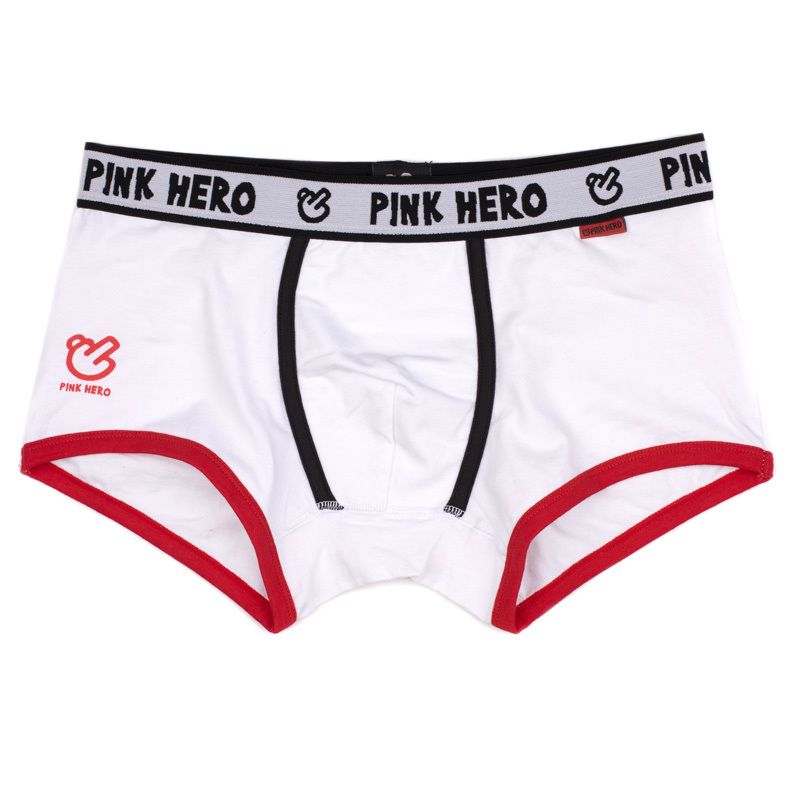 5pcs\lot Pink Heroes Classic Men Underwear Boxers High Quality Cotton Male Panties comfortable Cost-effective M/L/XL/XXL 201009