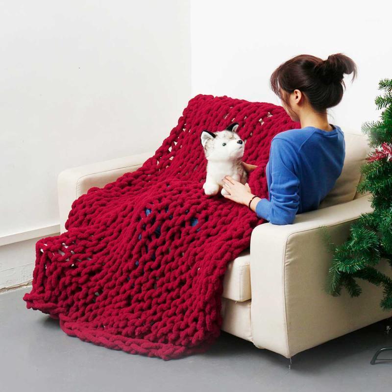 Chenille Fabric Knitting Blanket Multi Size Home Winter Warm Soft Hand Thick Yarn Chunky Knitted Sofa Throw Blanket1
Chenille Fabric Knitting Blanket Multi Size Home Winter Warm Soft Hand Thick Yarn Chunky Knitted Sofa Throw Blanket1