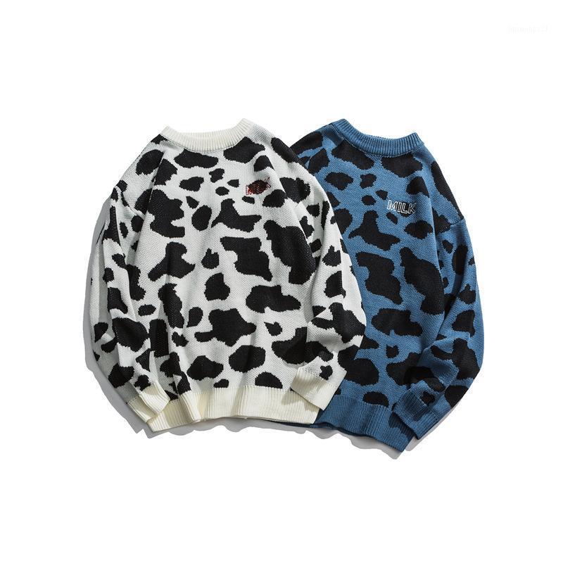 Autumn and winter new primeval cow spotted harbor wind 2020 sweater men's and women's fashion ins1, Blue
Autumn and winter new primeval cow spotted harbor wind 2020 sweater men's and women's fashion ins1, Blue