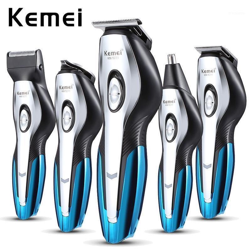 

100-240V kemei 6 in 1 hair clipper hair trimmer barber men electric shaver beard trimmer shaving machine cutting nose1