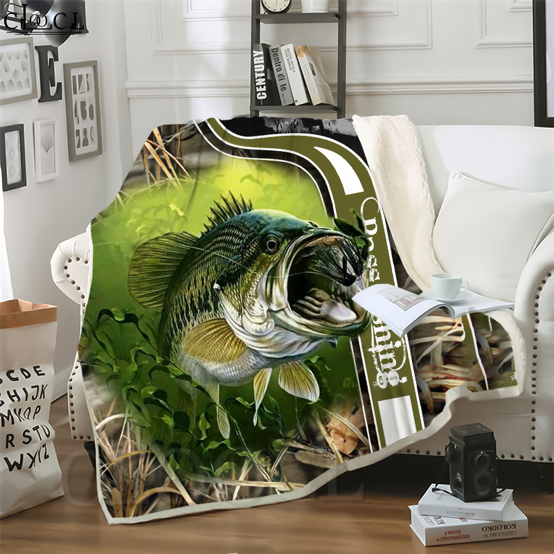 CLOOCL Animal Bass Fishing 3D Print Harajuku Air Conditioning Blanket Sofa Teens Bedding Throw Blankets Plush Quilt
CLOOCL Animal Bass Fishing 3D Print Harajuku Air Conditioning Blanket Sofa Teens Bedding Throw Blankets Plush Quilt