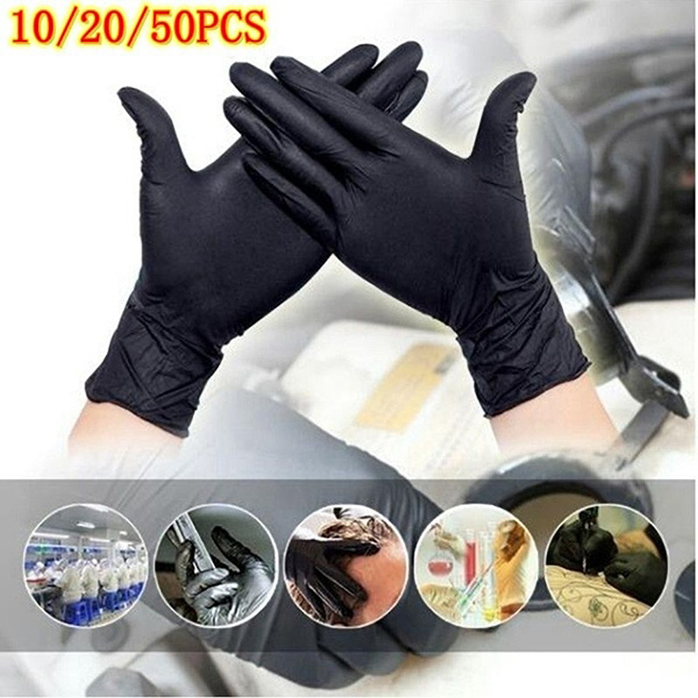 Hot Sale Fast Shipping 10/20pcs Black Guantes Latex Disposable Nitrile Work for Home Rubber Food Gloves Tattoo
Hot Sale Fast Shipping 10/20pcs Black Guantes Latex Disposable Nitrile Work for Home Rubber Food Gloves Tattoo