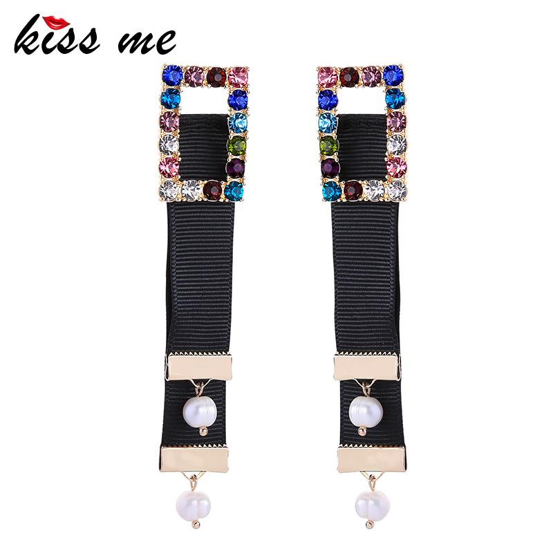 Kiss Me Long Geometric Cultured Pearl Pendant Crystal Ribbon Drop Earring Hyperbore Women Earrings For Female Gift Accessories
Kiss Me Long Geometric Cultured Pearl Pendant Crystal Ribbon Drop Earring Hyperbore Women Earrings For Female Gift Accessories