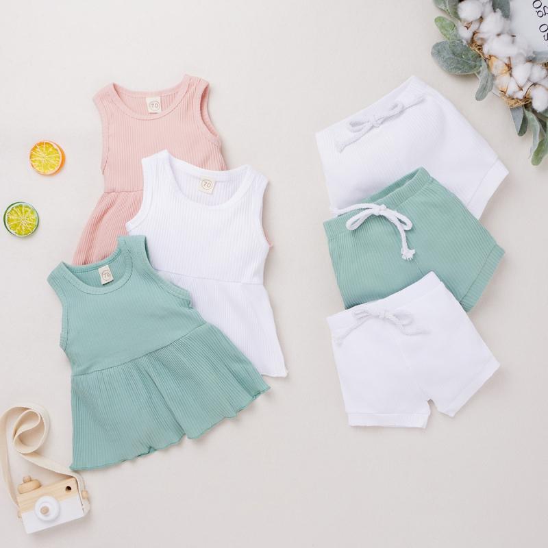 Summer Newborn Baby Girls Clothes Set Cute Pit Strip Short-sleeved Shorts Suit Clothes Set, Pink and white
Summer Newborn Baby Girls Clothes Set Cute Pit Strip Short-sleeved Shorts Suit Clothes Set, Pink and white