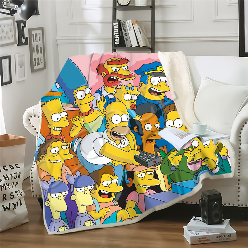 CLOOCL Factory Wholesale Anime The Simpsons Blanket 3D Print Double Layer Fashion Casual Sofa Youth Bedding Throw Warm In Winter Blankets
CLOOCL Factory Wholesale Anime The Simpsons Blanket 3D Print Double Layer Fashion Casual Sofa Youth Bedding Throw Warm In Winter Blankets