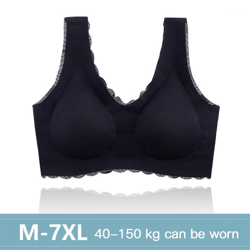 Plus Size Bra Seamless Bra With Pads Big Size 5XL 6XL 7XL Push Up Bralette Bras For Women Vest Active Brassiere Bras Sports1, Blue
Plus Size Bra Seamless Bra With Pads Big Size 5XL 6XL 7XL Push Up Bralette Bras For Women Vest Active Brassiere Bras Sports1, Blue