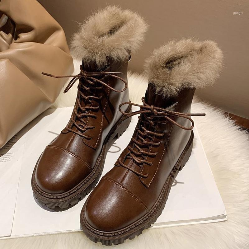 Fashion Women's Boots Fur Boots Women's Short Fur Warm Snow Winter Waterproof Platform 4Cm Zipper Non-Slip1, Brown
Fashion Women's Boots Fur Boots Women's Short Fur Warm Snow Winter Waterproof Platform 4Cm Zipper Non-Slip1, Brown
