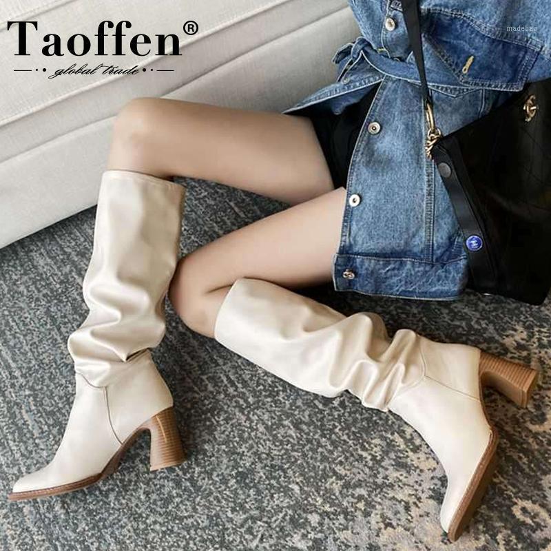 Taoffen Size 34-43 2021 INS Women Knee High Heel Boots Lady Riding Botas Warm Winter Shoes Women Sexy Square Toe Casual Footwear1, Black without fur
Taoffen Size 34-43 2021 INS Women Knee High Heel Boots Lady Riding Botas Warm Winter Shoes Women Sexy Square Toe Casual Footwear1, Black without fur