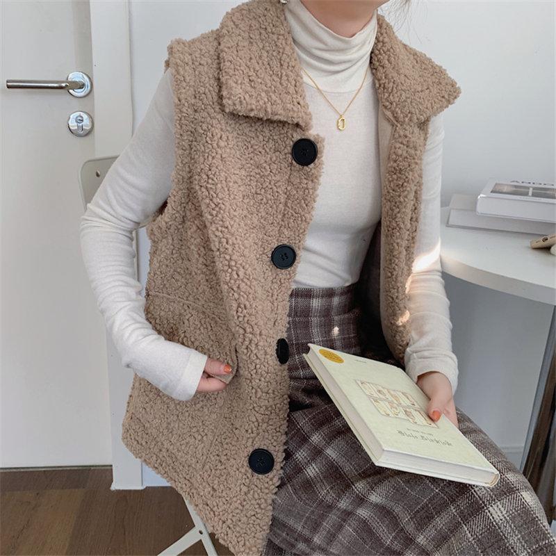 HziriP Leisure Chic Sleeveless Loose All Match Casual Winter 2021 New Jackets Korea Vintage Warm High Quality Vest Solid Coats, Khaki
HziriP Leisure Chic Sleeveless Loose All Match Casual Winter 2021 New Jackets Korea Vintage Warm High Quality Vest Solid Coats, Khaki