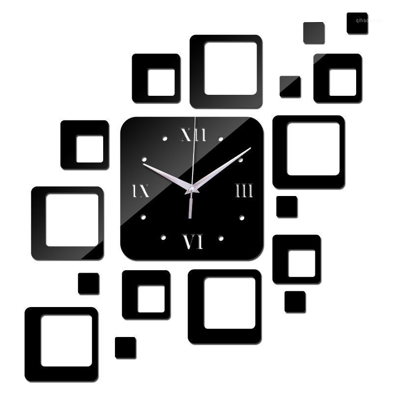 New fashion diy geometric wall watches mirror acrylic square shape decoration wall stickers quartz clock for gifts clocks1
New fashion diy geometric wall watches mirror acrylic square shape decoration wall stickers quartz clock for gifts clocks1