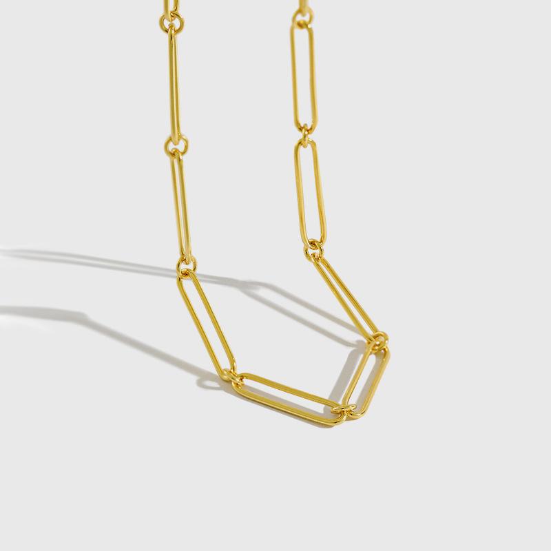 July Dream 4mm Real 925 Sterling Silver Necklace Fine Jewelry 18K Gold Easy Match Chain without Pendant for Women Accessories
July Dream 4mm Real 925 Sterling Silver Necklace Fine Jewelry 18K Gold Easy Match Chain without Pendant for Women Accessories