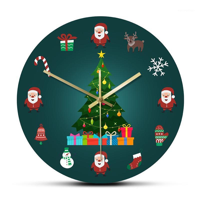 Creative Christmas Decorative Wall Clock Room Silent Non-Ticking Quartz Watch New Year Home Decor1
Creative Christmas Decorative Wall Clock Room Silent Non-Ticking Quartz Watch New Year Home Decor1