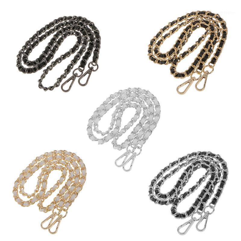 Metal + Leather Purse Shoulder Bag Chain Strap Handle Handbag Bag Chain Replacement 120cm1
Metal + Leather Purse Shoulder Bag Chain Strap Handle Handbag Bag Chain Replacement 120cm1