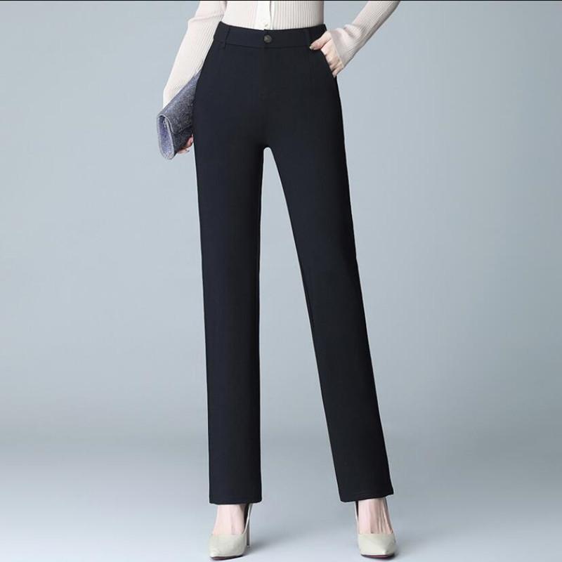 2020 Autumn Winter Women High Waist Straight Pants Ladies Fashion Elegant Plus Size Black Pants Female Trousers High Quality 580
2020 Autumn Winter Women High Waist Straight Pants Ladies Fashion Elegant Plus Size Black Pants Female Trousers High Quality 580