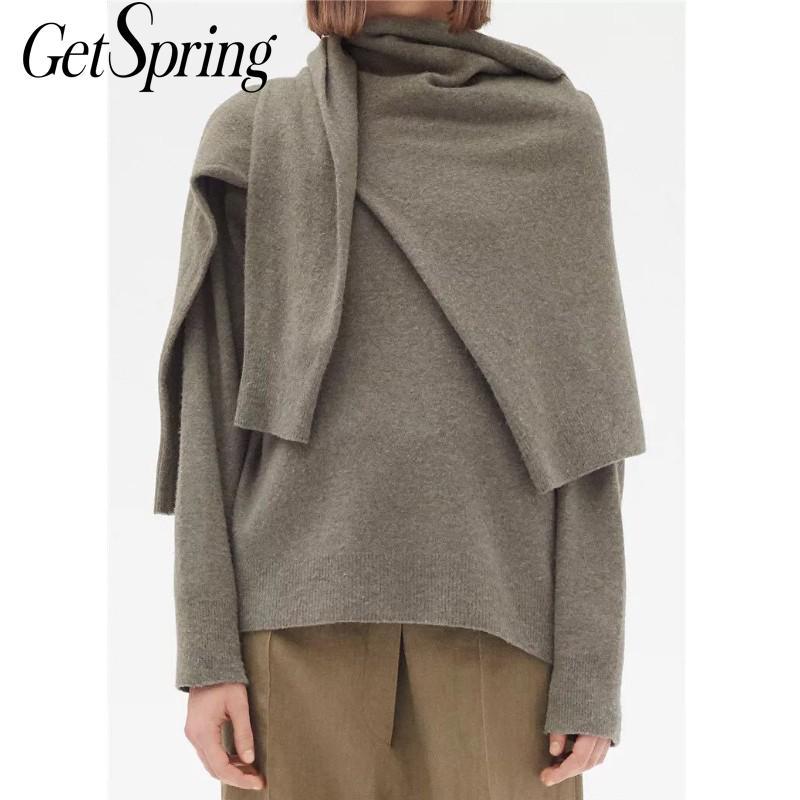 Getspring Women Sweater V-neck Irregular Vintage Women Sweaters Pullovers Casual Knit Sweater 2020 New Fashion Knit Tops, Beige
Getspring Women Sweater V-neck Irregular Vintage Women Sweaters Pullovers Casual Knit Sweater 2020 New Fashion Knit Tops, Beige