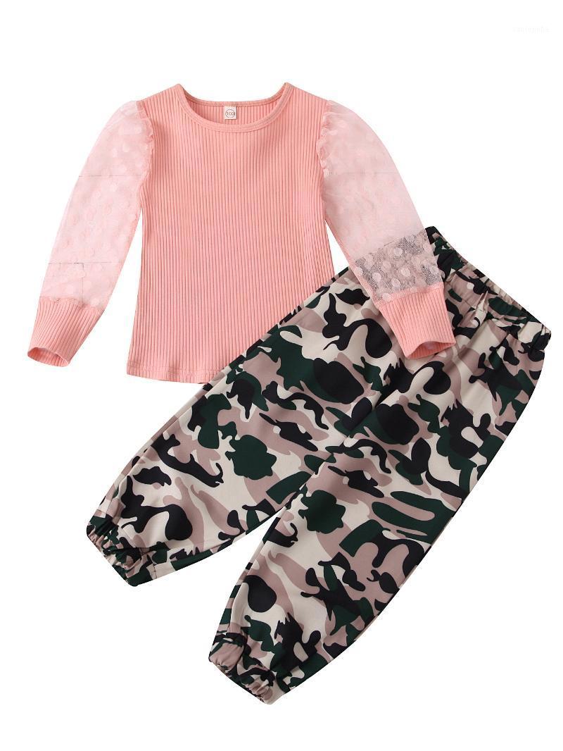 New 1-6Years Baby Girl Fall Clothes Mesh Long Sleeve Crew Neck Knit Top+Camouflage Pants 2Pcs Outfits Set Spring Autumn Clothing1, As pic
New 1-6Years Baby Girl Fall Clothes Mesh Long Sleeve Crew Neck Knit Top+Camouflage Pants 2Pcs Outfits Set Spring Autumn Clothing1, As pic