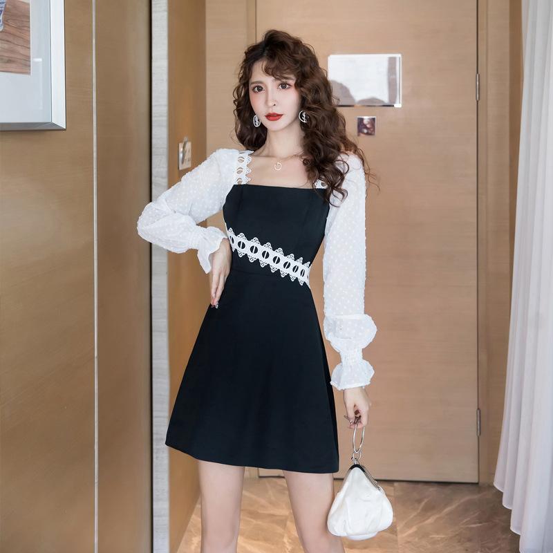 new arrival comfortable patchwork mini formal dress temperamental high quality fresh vintage elegant chiffon a-line dress, Black
new arrival comfortable patchwork mini formal dress temperamental high quality fresh vintage elegant chiffon a-line dress, Black