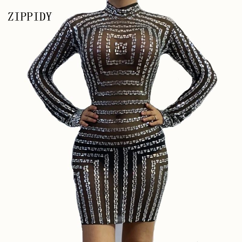 Sparkly Rhinestones Black Mesh Perspective Dress Evening Party Birthday Celebrate See Through Transparent Costume Singer Dance
Sparkly Rhinestones Black Mesh Perspective Dress Evening Party Birthday Celebrate See Through Transparent Costume Singer Dance