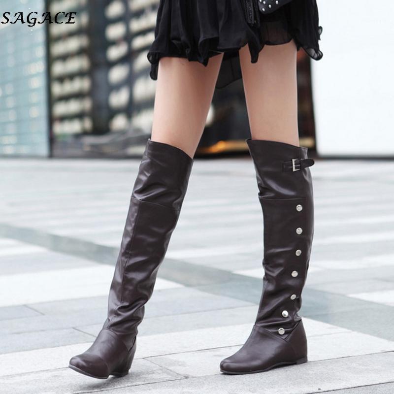 SAGACE Women Knee High Boots Autumn Winter Leather Long snow Boots fashion Comfortable warm winter shoes woman high kneeboots #41, Black
SAGACE Women Knee High Boots Autumn Winter Leather Long snow Boots fashion Comfortable warm winter shoes woman high kneeboots #41, Black