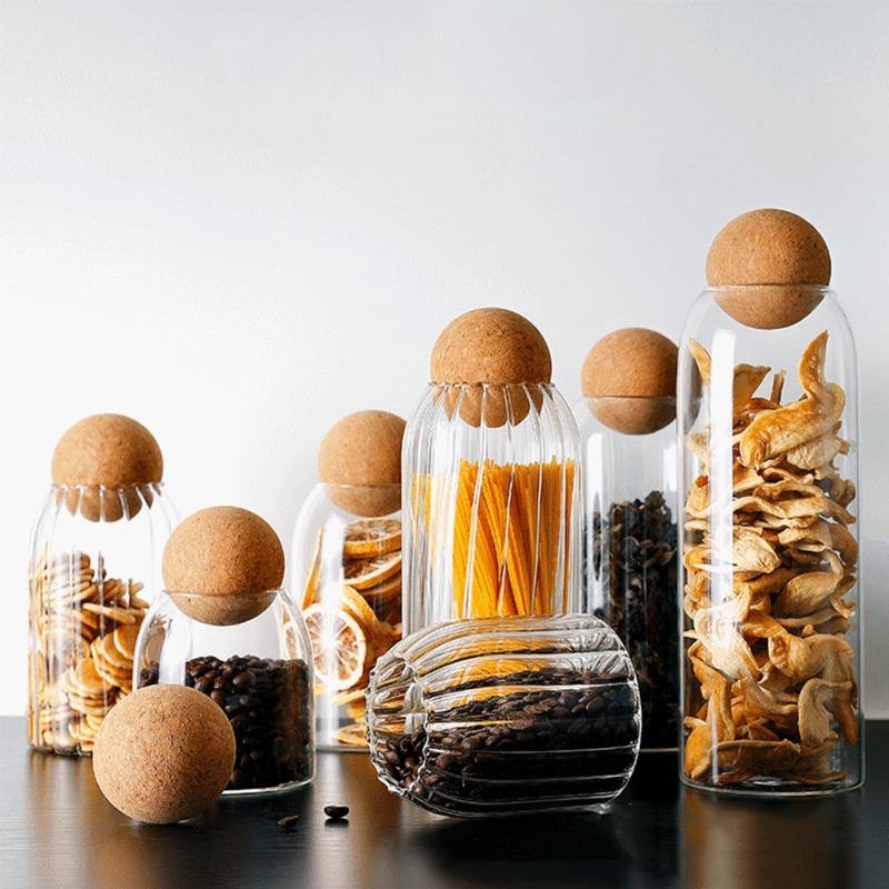 Ball Cork Lead-free Glass Jar With Lid Bottle Storage Tank Sealed Cereals Transparent Storage Jars Coffee Contains
Ball Cork Lead-free Glass Jar With Lid Bottle Storage Tank Sealed Cereals Transparent Storage Jars Coffee Contains