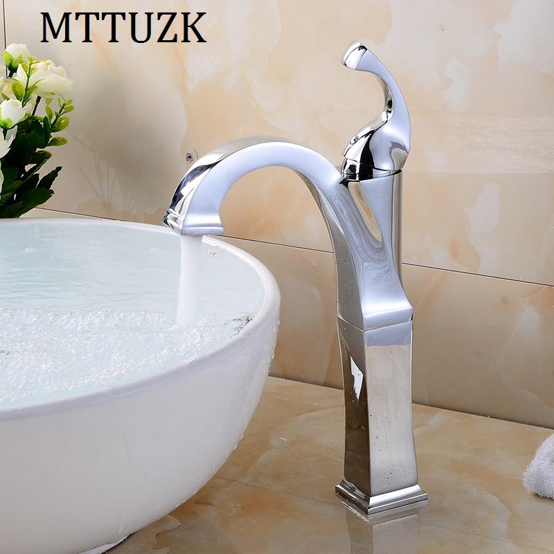 MTTUZK chrome brass European-style deck mounted single handle single hole basin faucet hot cold mixer tap Bathroom faucet
MTTUZK chrome brass European-style deck mounted single handle single hole basin faucet hot cold mixer tap Bathroom faucet
